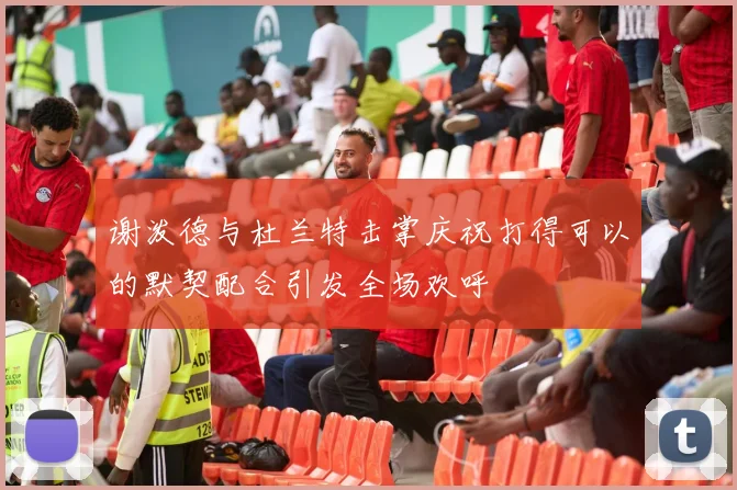 谢泼德与杜兰特击掌庆祝打得可以的默契配合引发全场欢呼
